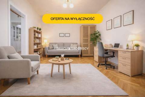 Przestronne mieszkanie w centrum Krakowa.
