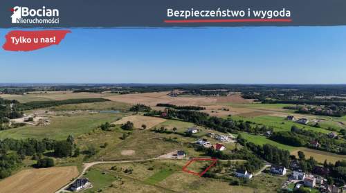 Uzbrojona działka z dobrym dojazdem do Trójmiasta