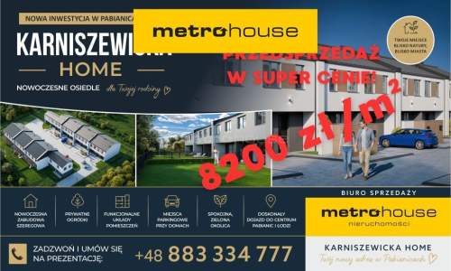 Nowe osiedle KARNISZEWICKA HOME