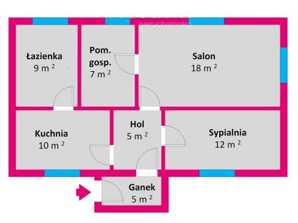 Dom z dużą działką i rzeką w Pruchniku