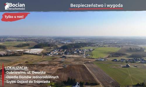 Duża, uzbrojona działka Dobry dojazd Dobrzewino