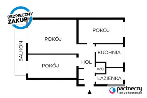 3 pokoje z możliwością 4 pok. Wrzeszcz garaż