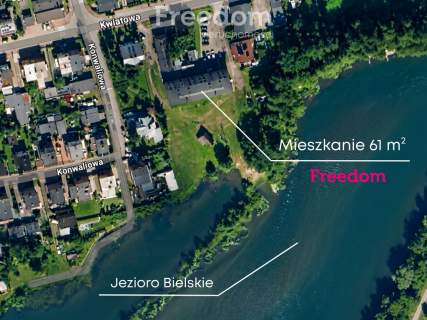Z widokiem na Jezioro Bielskie - 2 pokoje 61m2