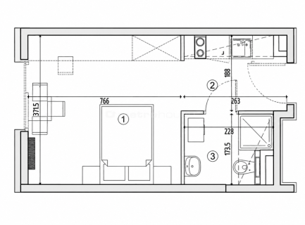 Bliska Wola, urządzony, nowoczesny apartament