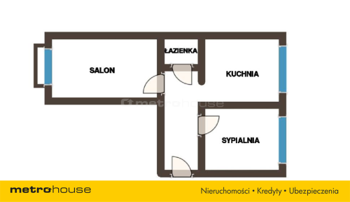 2 pokoje w centrum Rybnika 47,70 m 2 piętro