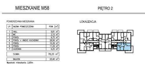 Nowe 4-pokoje mieszkanie 75,9 m2 Al. Solidarności