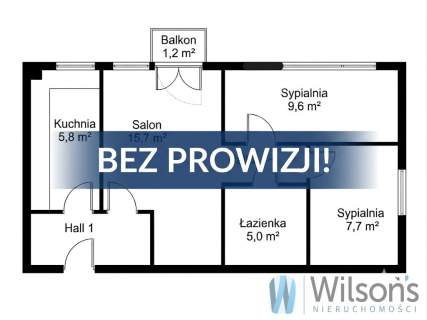 Ciche, 3-pokojowe mieszkanie, 300 m do Stacji Metr