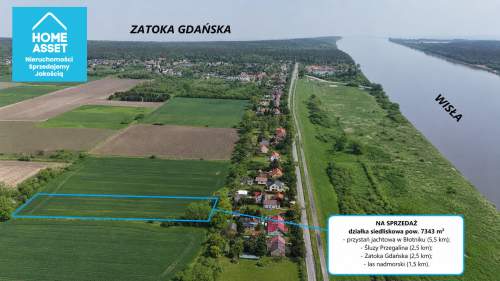 Działka siedliskowa blisko morza i miasta