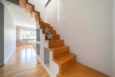 Wyjątkowy nowoczesny dom ogród Grunwald