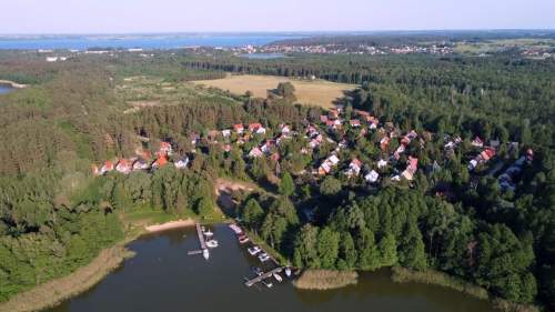 Domek letniskowy przy plaży Wilkasy Zalesie.