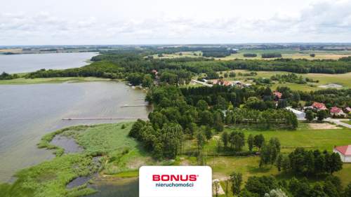 Działka budowlano-usługowa z linią brzegową