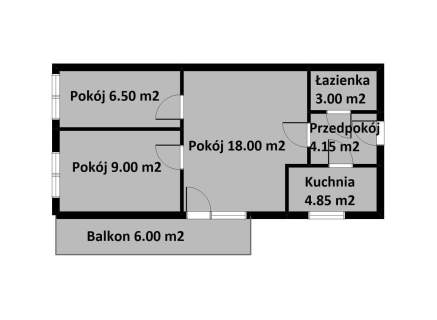 al. Racławickie, 3pokoje 45.50m2, 4 piętro, 2windy