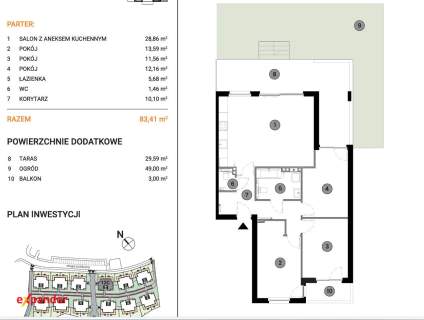 Nowy Apartament 4-pokoje taras ogród balkon Sołtysowice