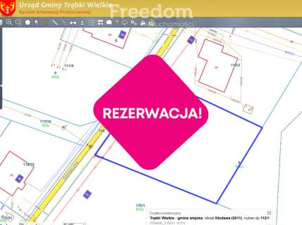 Działka pod dwulokalowca, dostępne wszystkie media