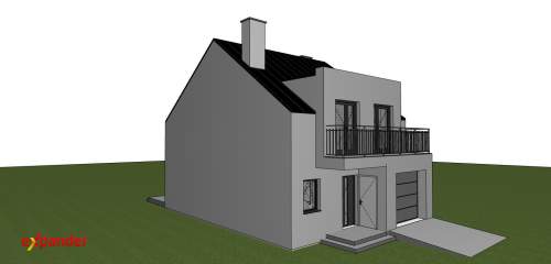 Działka z planem na budowę 74 domów, 9750 m2 PUM, Krasne