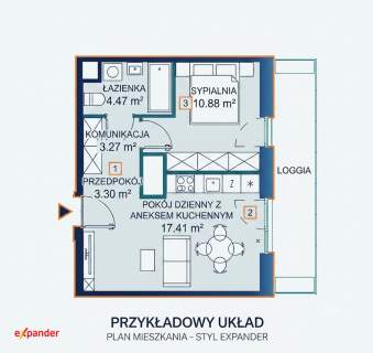 Stan P. Klucz lub Developerski - Balkon 10m2
