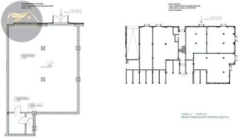 Lokale użytkowe od 109m2 do 179m2