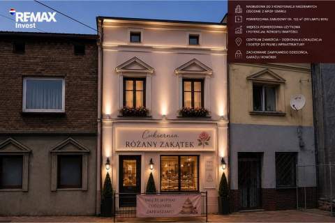 50% kamienicy 2 lokale centrum Zawiercia