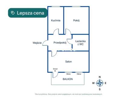 Blisko centrum PKP 2 pokoje 270 tys.