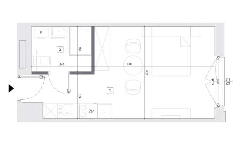 Wykończony apartament inwestycyjny w sercu Gdańska