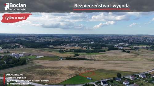 Płaska, słoneczna działka z dobrym dojazdem-Glincz