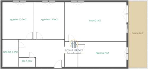3 pokoje, blisko centrum, duży balkon