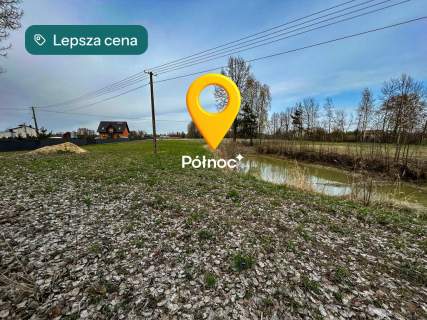 Działka ze stawem 2412 m Aleksandrów