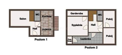 Dwupoziomowe mieszkanie Hallera Osiedle Generałów