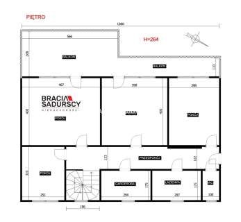 dom 223m2, działka 800m2, centrum Zabierzów