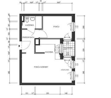 Dwupokojowe balkon centrum Stare Miasto