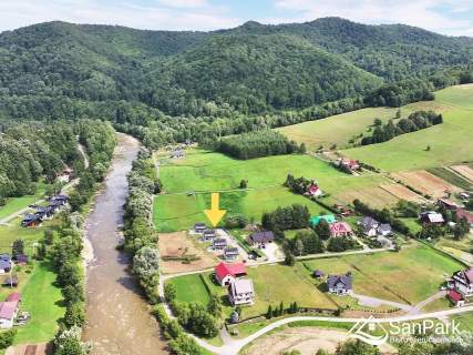 Nowy dom całoroczny 70 m bezpośrednio nad Solinką
