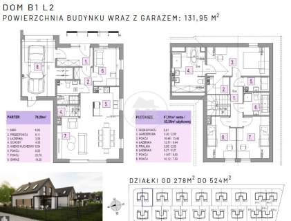 Dla Rodziny Przestronny dom 132 m 5 pokoi garaż