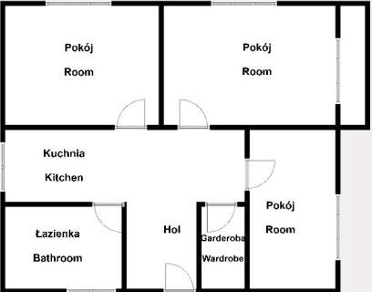 3 pokoje, wygodne mieszkanie 90 m2