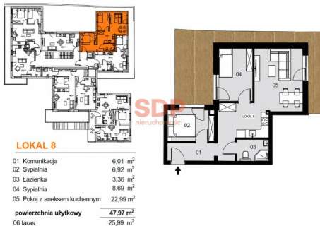Przestronny apartament Strefa saun Duży taras Blisko centrum