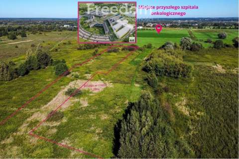 Działka inwestycyjna 1,29h obok szpitala