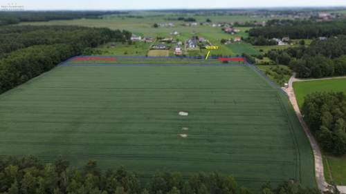 DZIAŁKA BUDOWLANA 1059 m2 NIEBOROWICE BLISKO GLIWIC CICHA I 