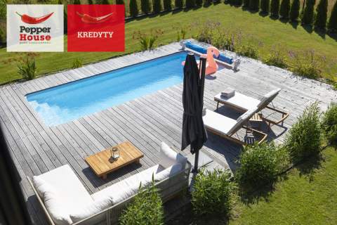 Nowoczesny dom z basenem i spa