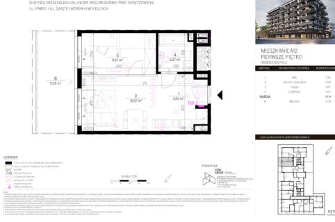 NOWE mieszkanie 35,16 m2 2 pokoje