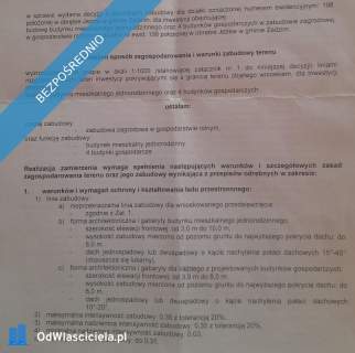 Gwarancja budowy bonus Działka budowlana prąd, woda, ś