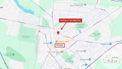 Przestronne 71 m parter - centrum Wrześni 