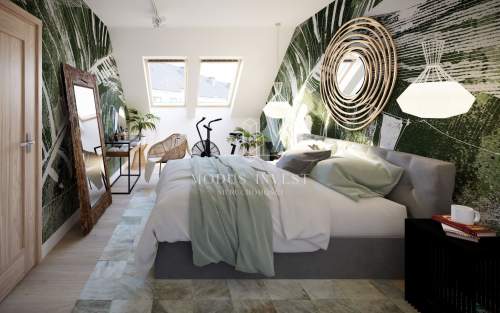 Słoneczny dwupoziomowy apartament z ogrodem i potencjałem