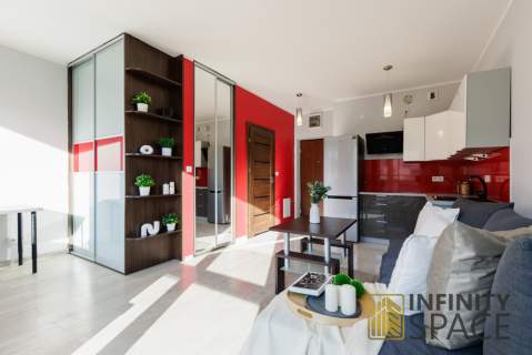 Studio z balkonem Niski czynsz Apartamentowiec