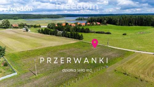 Działka 1490 m z WZ, widokiem na jezioro Mazury