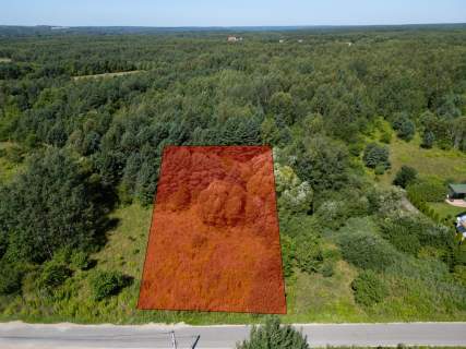 Ustawna, zielona działka budowlana-1535m2 - Janik