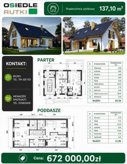 Domy od 52 do 152m2 - różny przedział cenowy