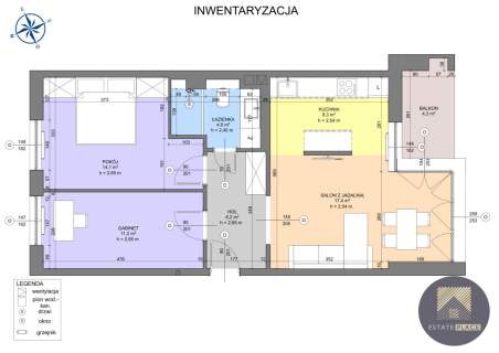 Przestronne 67 m w centrum z garażem i loggią