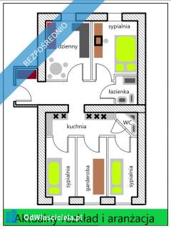 Apartament 5 pokoi 68m2 - mnogość opcji aranżacji - Poznań Ogrody