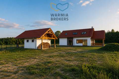 Dom na Warmii w stanie deweloperskim gm.Gietrzwałd