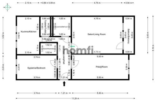 3 pokoje 58m2 Blisko centrum Zielona okolica