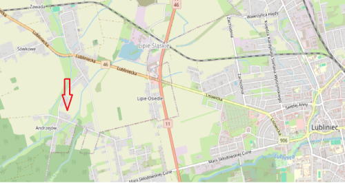 Działka budowlana 12a - Lisowice, ul. Andrzejowa